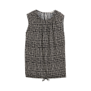 TOM TAILOR Bluse abstract black grid