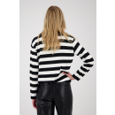 MONARI Sweatshirt schwarz Ringel