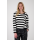 MONARI Sweatshirt schwarz Ringel