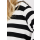 MONARI Sweatshirt schwarz Ringel