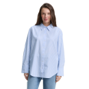 TOM TAILOR Bluse blue white small stripe