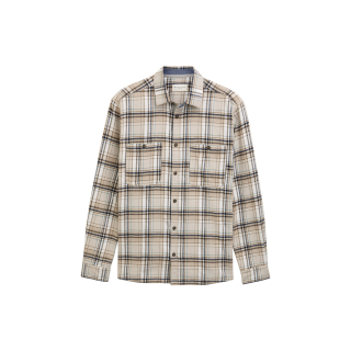 TOM TAILOR MAN Hemd beige multicolor