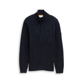 TOM TAILOR MAN Strickjacke navy multicolor