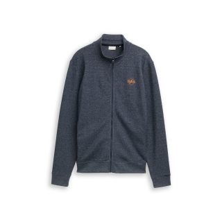 TOM TAILOR MAN Sweatjacke navy fine stripe