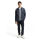 TOM TAILOR MAN Sweatjacke navy fine stripe