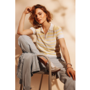 MONARI Pullover pastel yellow ringel