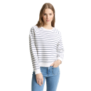 TOM TAILOR DENIM Sweat offwhite navy stripe