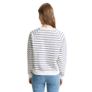 TOM TAILOR DENIM Sweat offwhite navy stripe