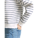 TOM TAILOR DENIM Sweat offwhite navy stripe