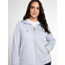 TOM TAILOR PLUS Sweatjacke soft dusty blue