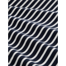 TOM TAILOR PLUS Shirt navy offwhite stripe