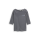 TOM TAILOR PLUS Shirt navy offwhite stripe