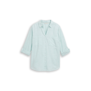 TOM TAILOR PLUS Bluse blue haze