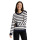 TOM TAILOR WOMAN Sweat white blue stripe