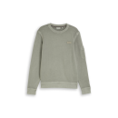 TAILOR MAN Sweatshirt greyish shadow olive