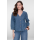 GEISHA Bluse mid blue denim