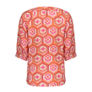 GEISHA Bluse ecru/orange/cassis