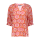 GEISHA Bluse ecru/orange/cassis