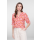 GEISHA Bluse ecru/orange/cassis