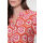 GEISHA Bluse ecru/orange/cassis