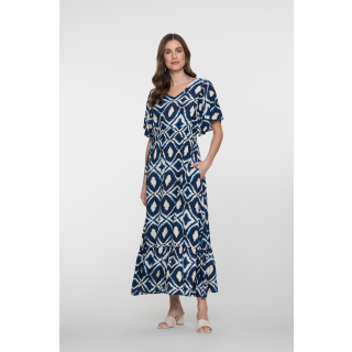 GEISHA Kleid ecru/navy