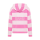 ELBSAND Sweat Eydis magenta sky rose stripe