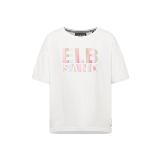 ELBSAND Shirt Livi cloud white multi