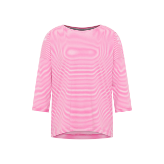 ELBSAND Shirt  Veera magenta sky cloud white stripe