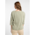 ELBSAND Shirt  Veera green leaf cloud white stripe
