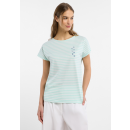 ELBSAND Shirt Selma ocean view white stripe