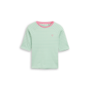 TOM TAILOR DENIM Shirt tonal matcha green stripe