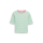 TOM TAILOR DENIM Shirt tonal matcha green stripe
