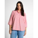 TOM TAILOR PLUS Bluse soft coral white stripe