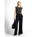 TOM TAILOR DENIM TOP black white flower