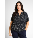 TOM TAILOR PLUS Bluse navy dot