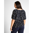TOM TAILOR PLUS Bluse navy dot