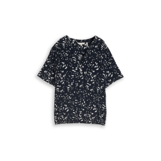 TOM TAILOR WOMEN Bluse navy dot
