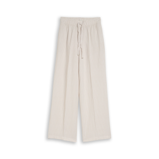 TOM TAILOR WOMEN Hose taupe white stripe