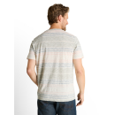 TOM TAILOR MAN Shirt river teal multi stripe
