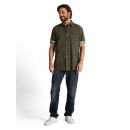 TOM TAILOR MAN Hemd deep leaf green dot