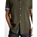 TOM TAILOR MAN Hemd deep leaf green dot