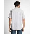 TOM TAILOR MAN Hemd white leaf green stripe