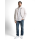 TOM TAILOR MAN Hemd white leaf green stripe
