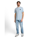 TOM TAILOR MAN Shirt light blue pique