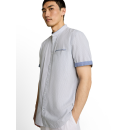 TOM TAILOR MAN Hemd white navy stripe