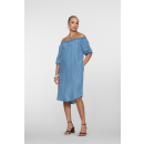 GEISHA Kleid mid blue denim