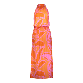 GEISHA Kleid fuchsia/orange