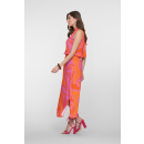 GEISHA Kleid fuchsia/orange