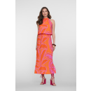 GEISHA Kleid fuchsia/orange