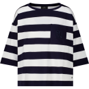 MONARI Sweatshirt marine ringel